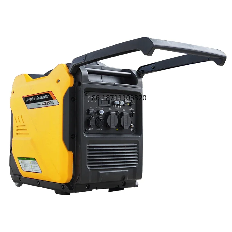 New model 5KW 5KVA 6.25KVA  220V 380V  generating electricity inverter gasoline generator dynamo with great price for sale