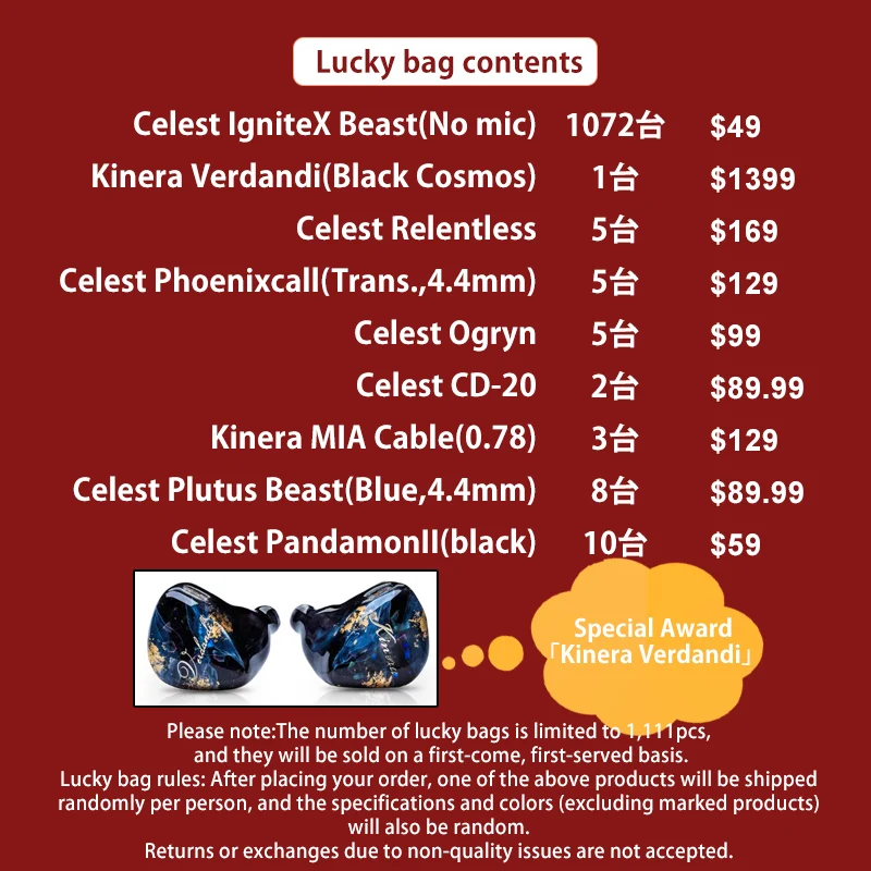 Angelears and Celest Lucky Bag