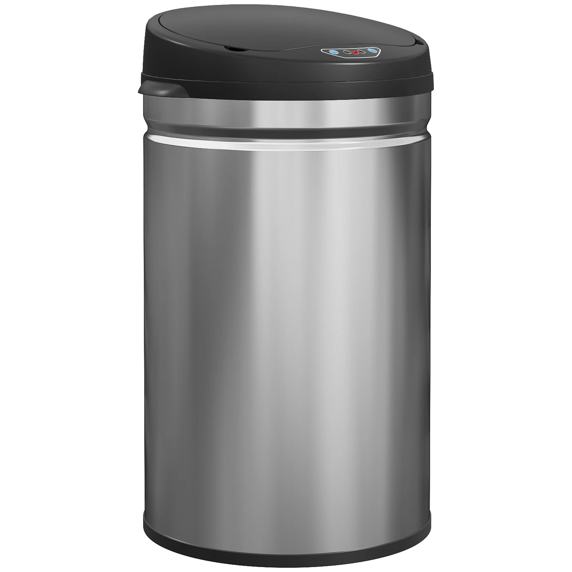 HOMCOM Cubo de Basura Cocina Automático 30 L Sensor Infrarrojo Plata