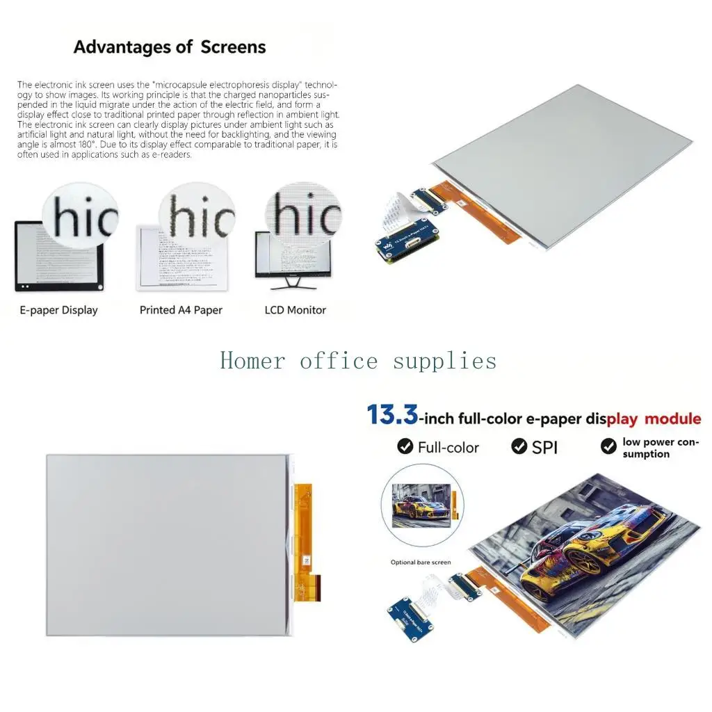 K43B Multifunction 13.3 Inch Module with Metal Frame & PCB Construction for Home