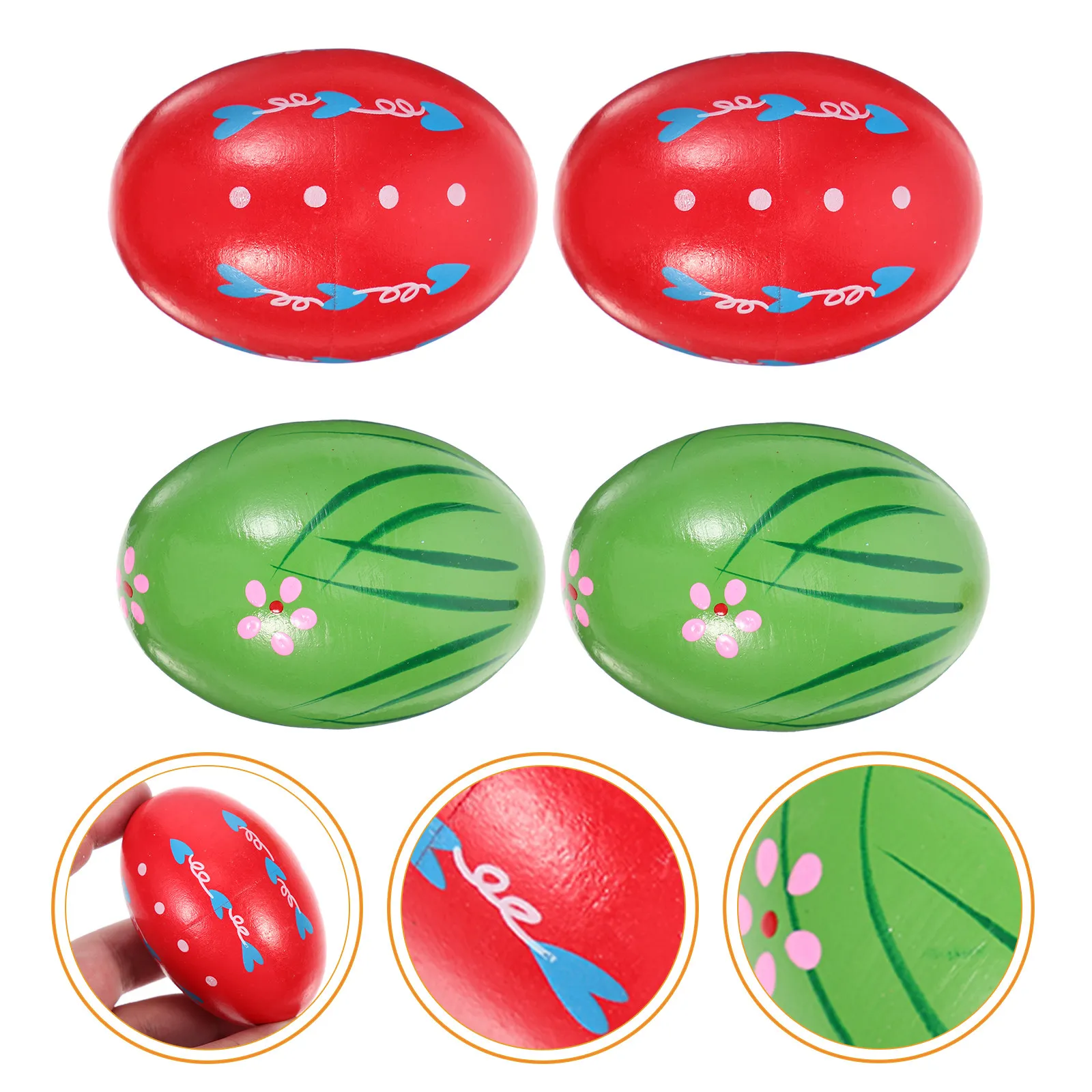 

Набор из 4 музыкальных яичных шейкеров из высококачественного материала, перкуссионные инструменты малого размера для детского музыкального образования