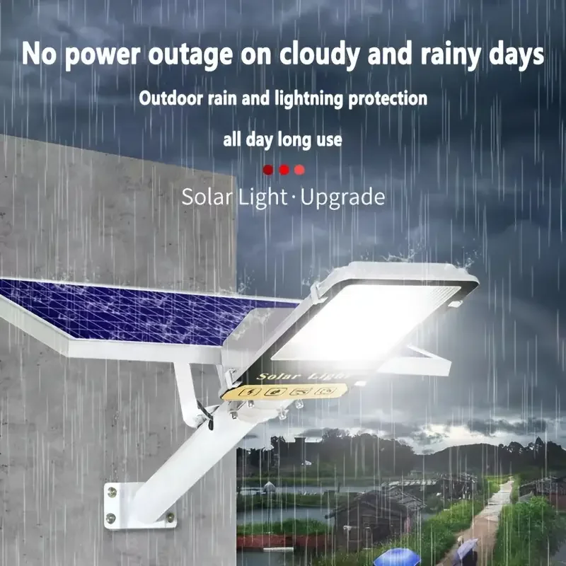 LED Solar Street Light Outdoor High Bright Waterproof 6000mah Wall Light Home Garden Backyard Solar Lighting Wall Lamp