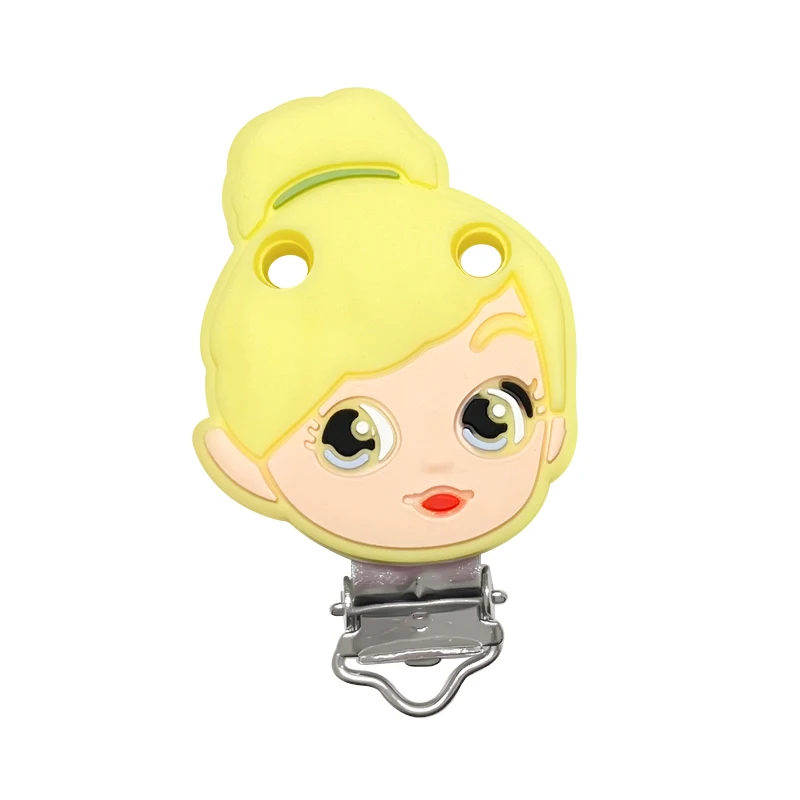 3 Stück Neue Silikon-Clips DIY Baby-Beißkette Nippelketten-Zubehör – Detail 11