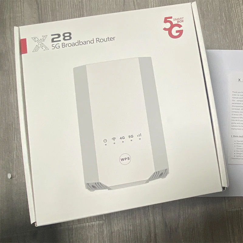 Unlocked ZLT X28 5G Wireless Router WiFi 6 AX1800 4.6Gbps 4*GE