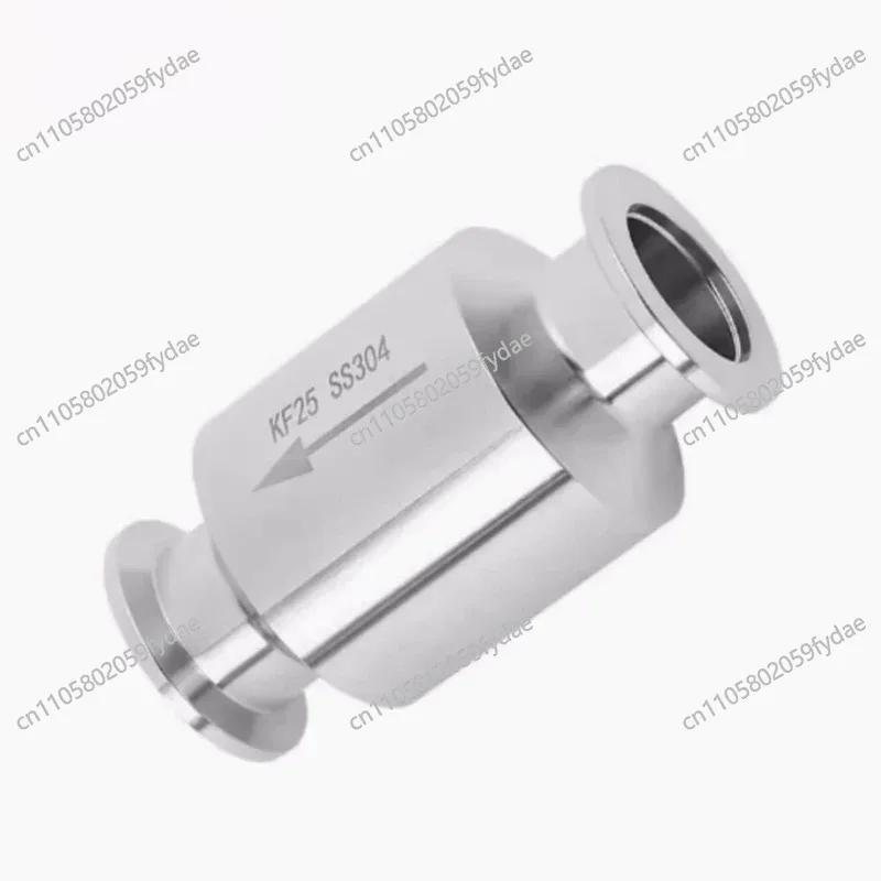 304 Stainless Steel Vacuum Check Valve KF16 KF25 KF40 KF50 One-Way Valve Vacuum Pump Check Valve