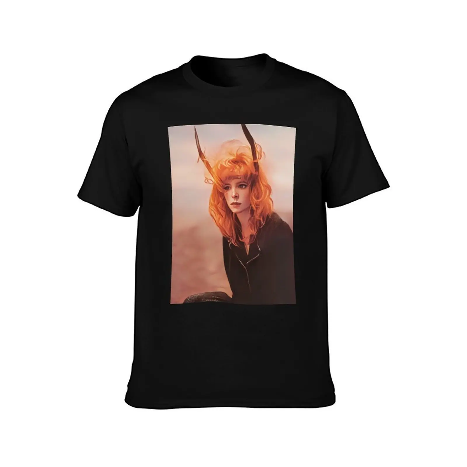 Myléne farmer without logic T-Shirt, Summer Casual Cotton Tee, Oversized Streetwear Tops, Vintage Graphic Print, 100% Cotton