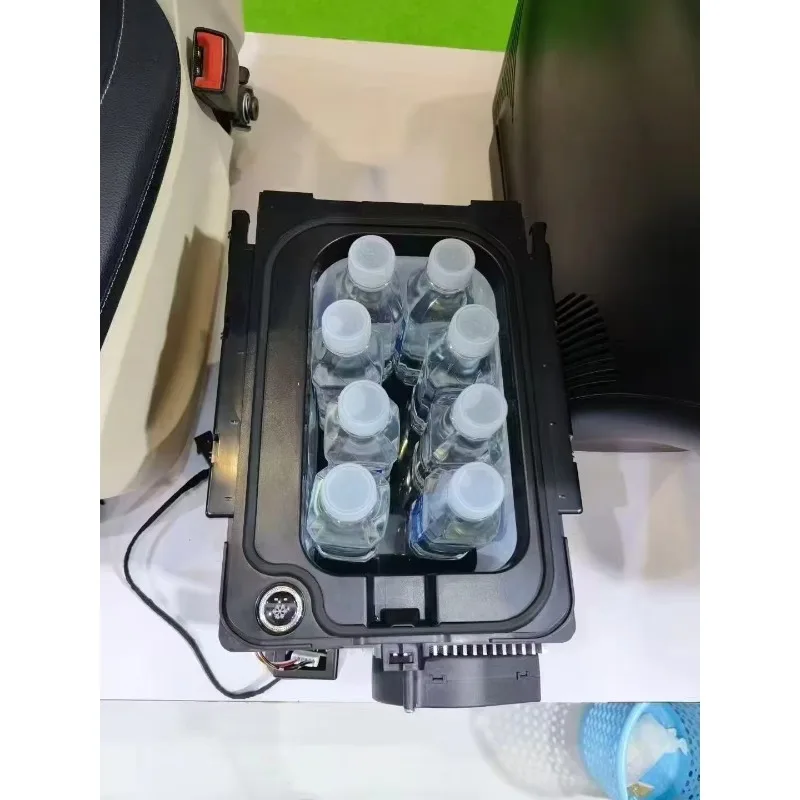 Car Interior Decoration Armrest Box Upgrade Refrigerator Cool Heating Function for LC 250