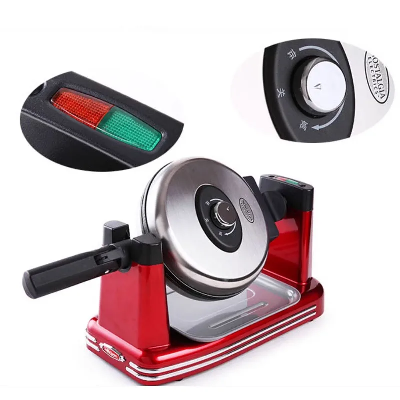 Home multifunctional fully automatic double-sided baking and flipping waffle maker, pancake cake electric pancake maker, breakfa