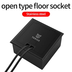 Wholesale  EU socket electrical floor outletscustomized floor socket recessed socket 250v built in socket