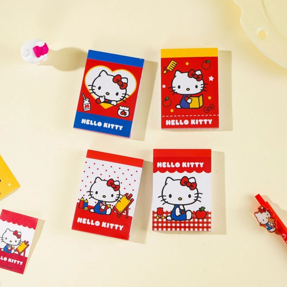 Genuine Sanrio Hello Kitty Notepad Cute Memo Writing Pad for Student Women School Stationery Planner Decor Birthday Gifts
