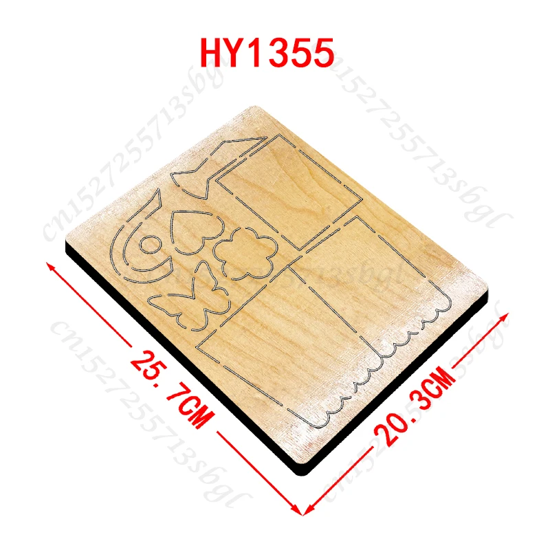 Sprinkler Handmade New Wooden Cutting Dies Suitable for Common Mold Scrapbook Machines on the Market