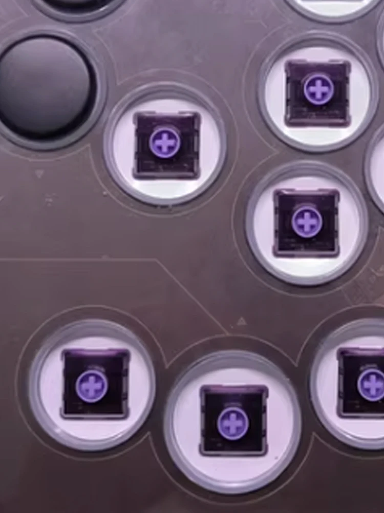 Przełączniki Kailh Purple Iris Silent Switch 30g Purple Iris Mini Low Profile, szybkie działanie, ciche przełączniki, przełączniki do klawiatur HITBOX — zdjęcie produktu 7