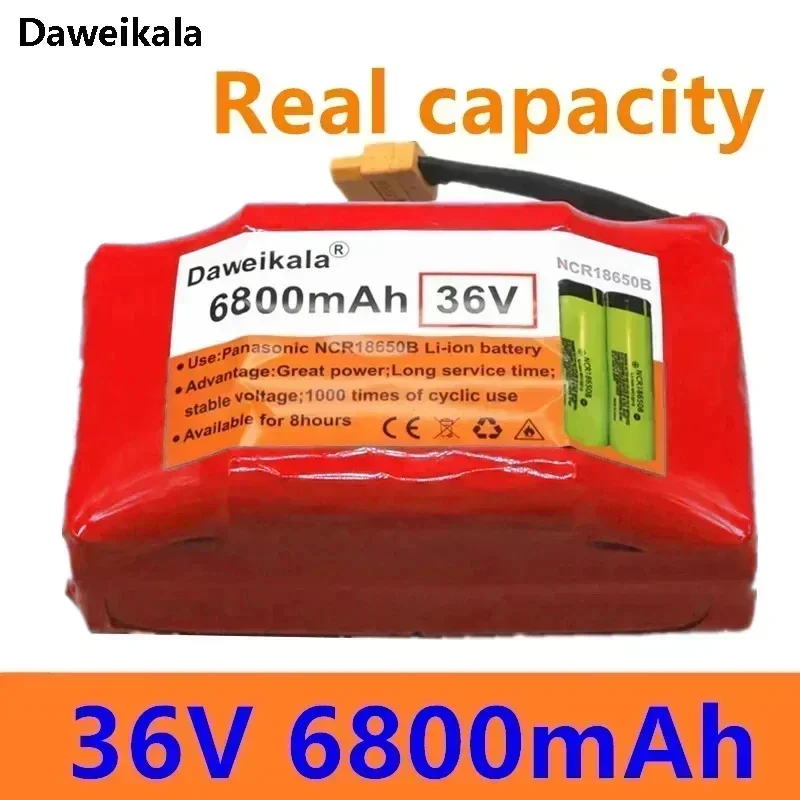 

Batería de litio gran capacidad para monopatines eléctricos,paquete batería deiones de litio 10S2P,36V,6.8Ah,100% original
