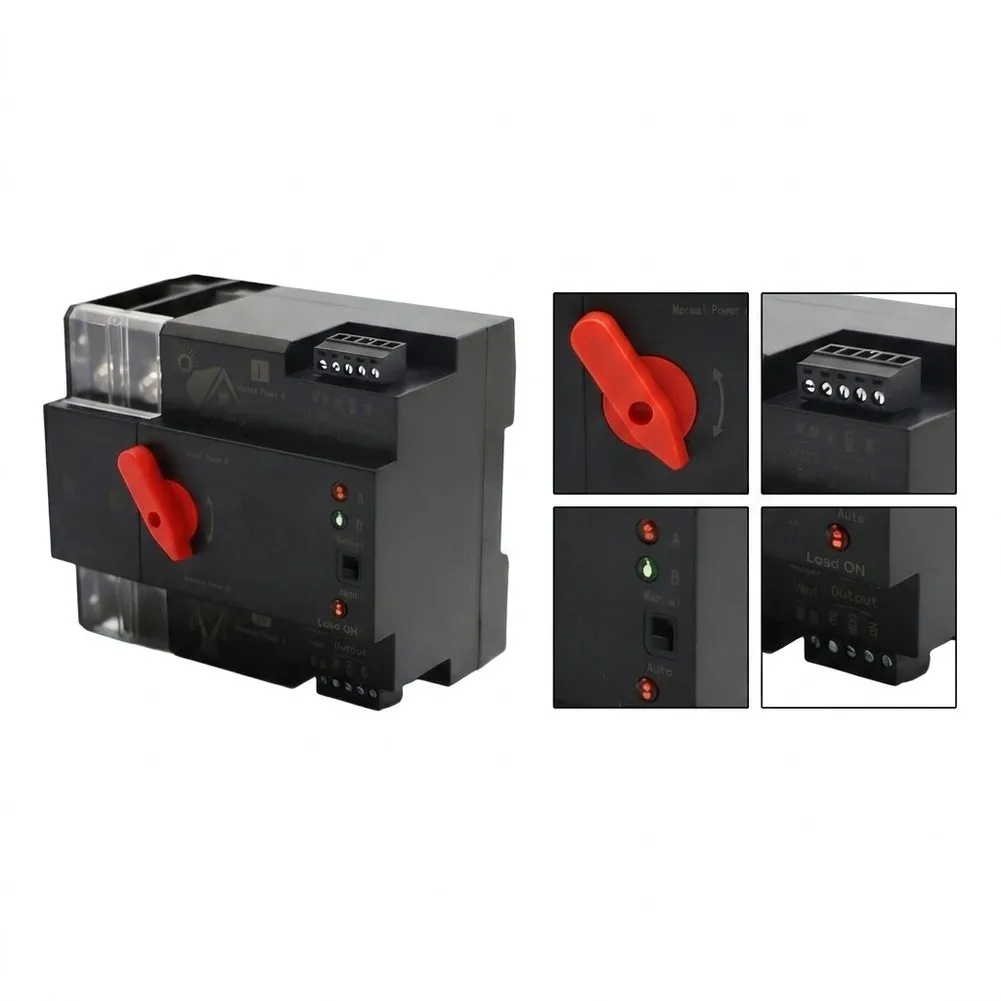 Photovoltaic Switch Automatic Transfer Switch Automatic Transfer Switch Flame Retardant Material 50Hz 60Hz Compatible