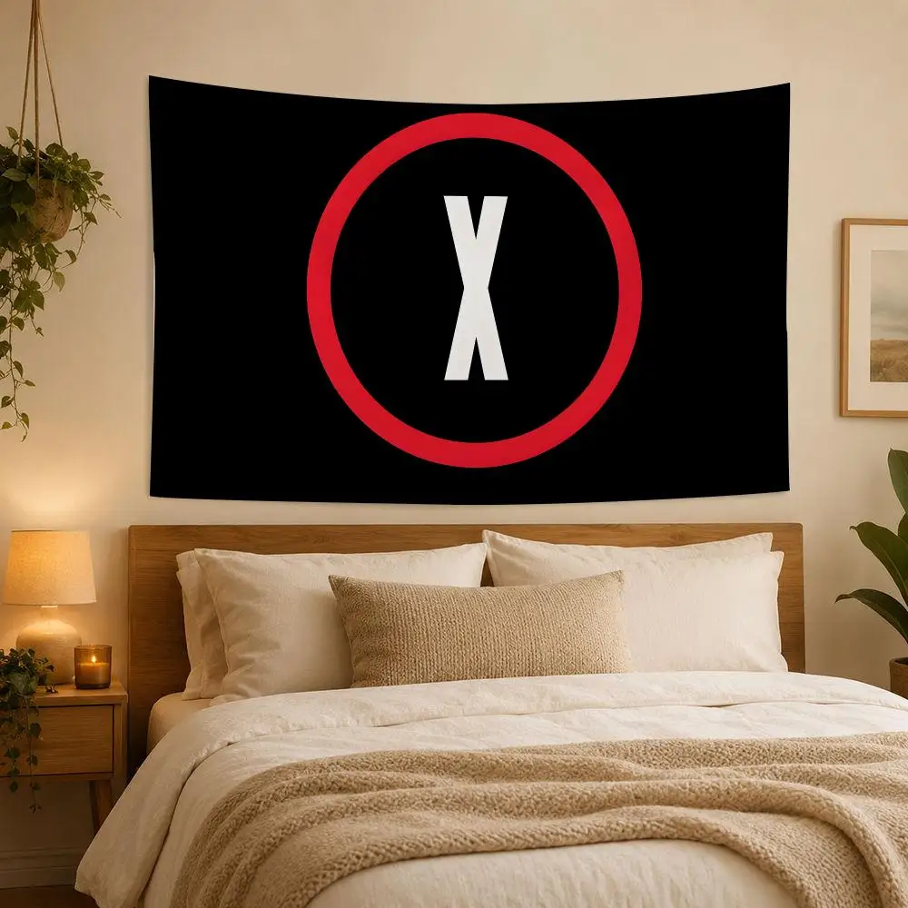 The X F-files Tapestry House Bedroom Living Bar Garden Microfiber Decoration Background
