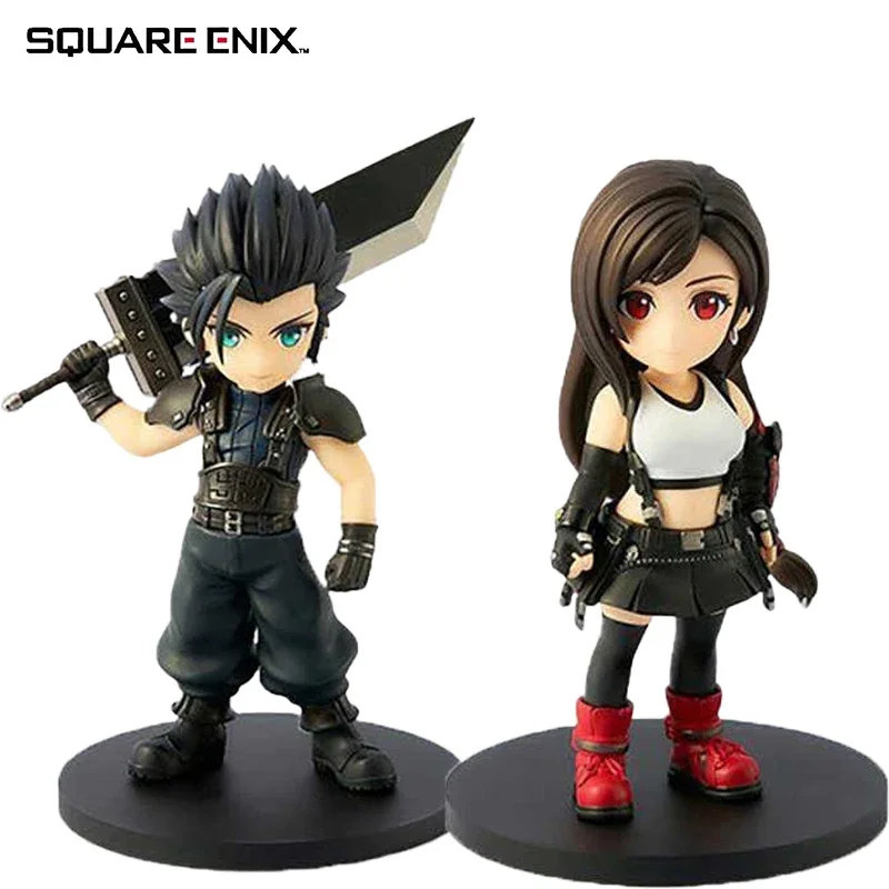 

В наличии, оригинальная фигурка SQUARE ENIX Cloud Strife & Tifa Lockhart Final Fantasy VII, экшн-фигурка аниме, коллекционные куклы, подарок