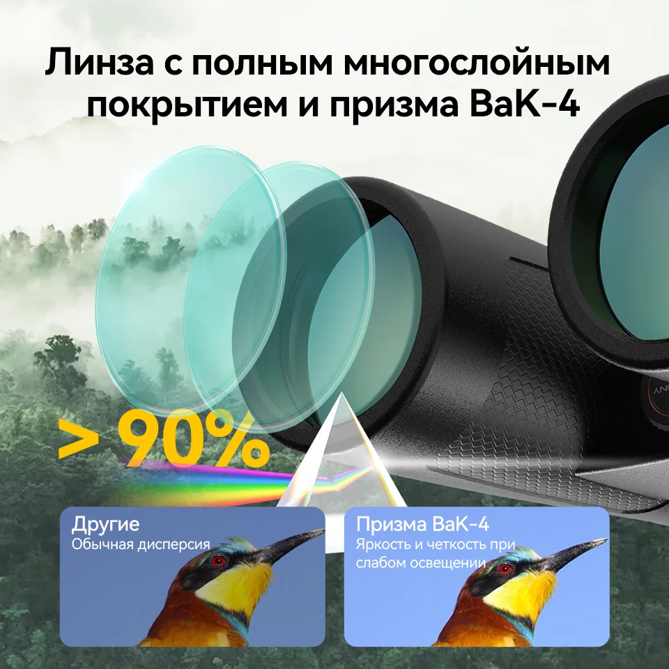 SV202 Upgraded ED BaK4 FMC Wide-Angle Binoculars