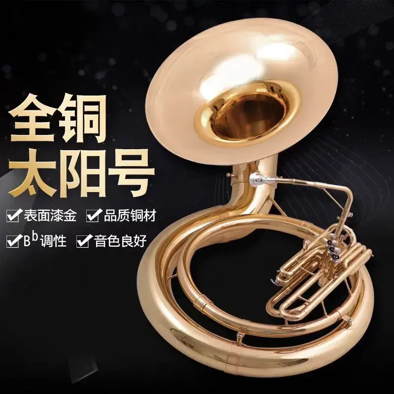 2025 Venta caliente profesional BBb Sousaphone todo grado de banda de marcha de cuerpo de latón