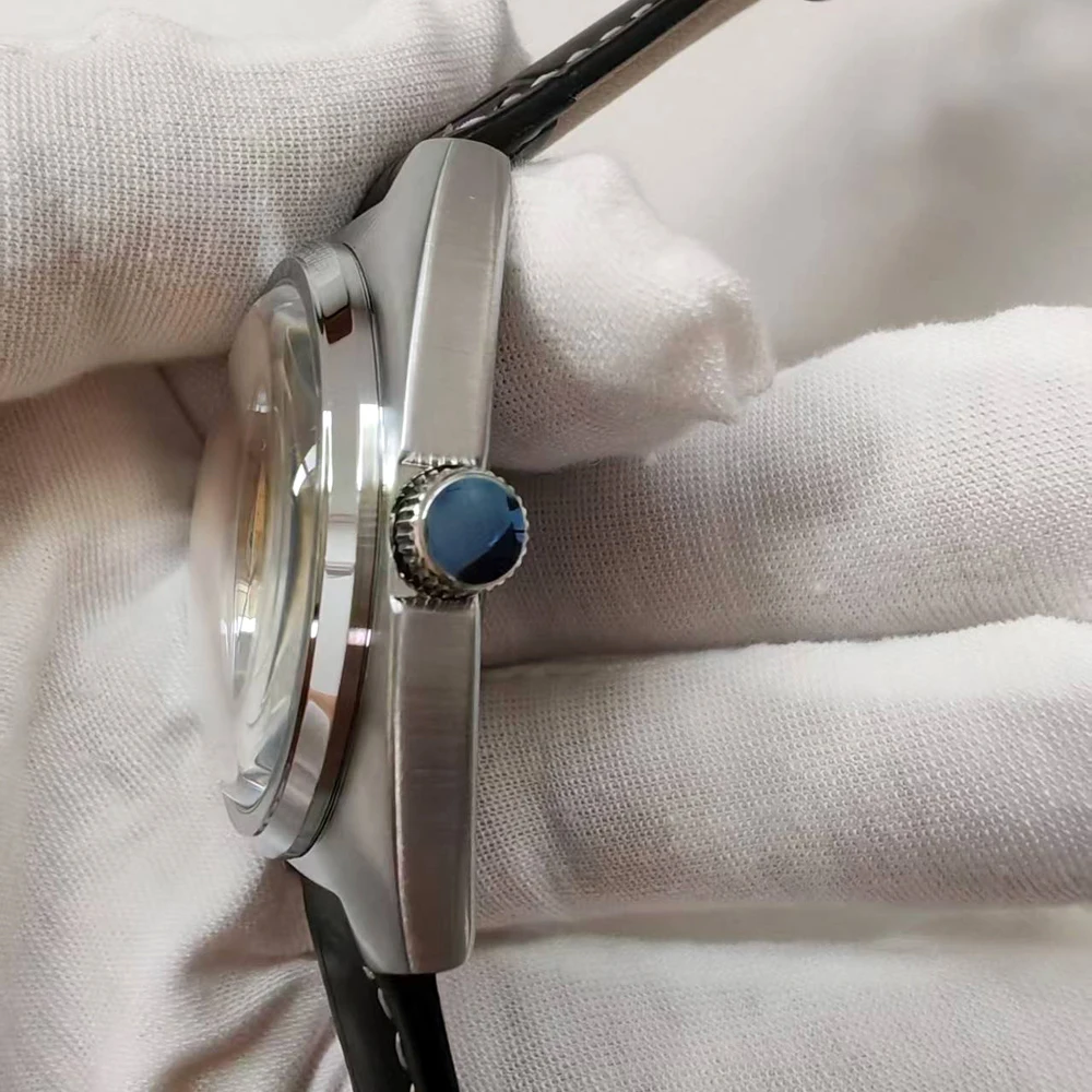 Große Gehäuse Mechanische Uhren Herren Automatik-Armbanduhr Männliche Rechteckige Zeitmesser Uhr – Detail 7
