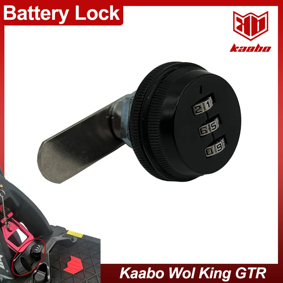 GTR Original Battery Lock Password Combination locking Dust Cover for Kaabo Wolf King GTR Electric Scooter Parts