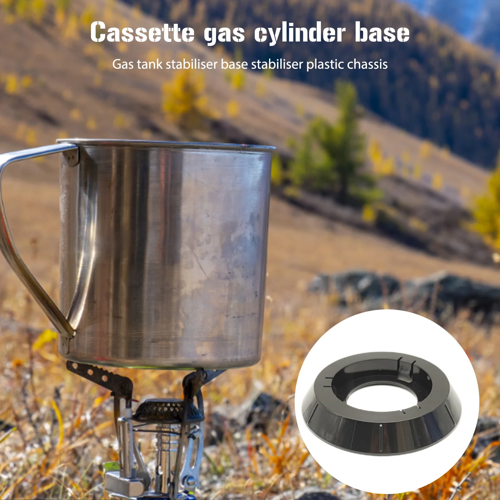 Butan Zylinder Stabile Basis Tragbare Kassette Butan Gas Tank Halter Praktische Camping Air Tank Unterstützung Gas Flasche Fixateur
