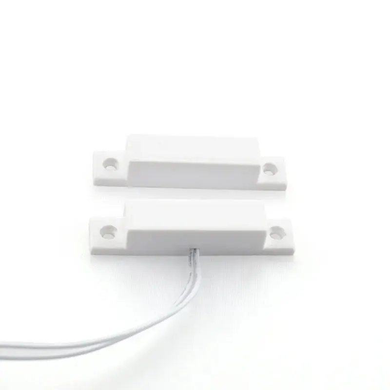 10pcs Door Window Magnetic Switch Alarm Magnetic Reed Switch Security System NC Normally Close Door Sensor for Door and Window