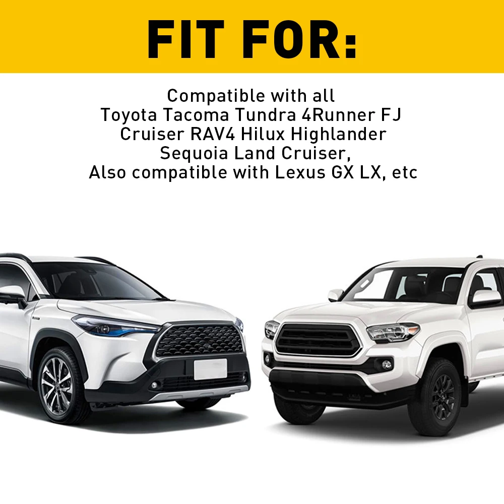 ملصقات السيارات لتويوتا تاكوما تندرا 4 عداء FJ كروزر RAV4 هايلاندر نيو ريترو ستايل أربعة موجة شريط ملصق لاصق لامع ورائع