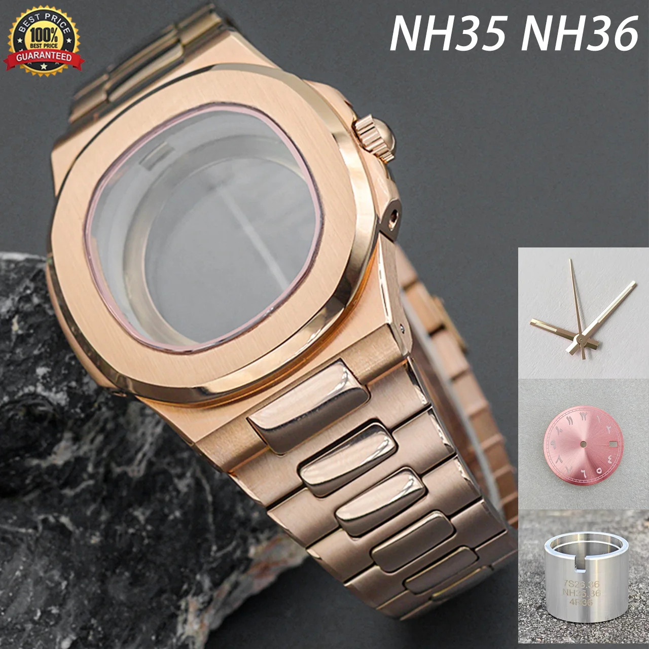 Rose Gold 41Mm Watc… - image