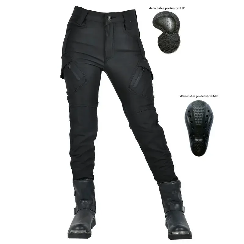 VOLERO Winter Motorcycle Pants Women Warm Waterproof and Fleece  Motocross Pants Windproof High-waisted Motorcycle Pants