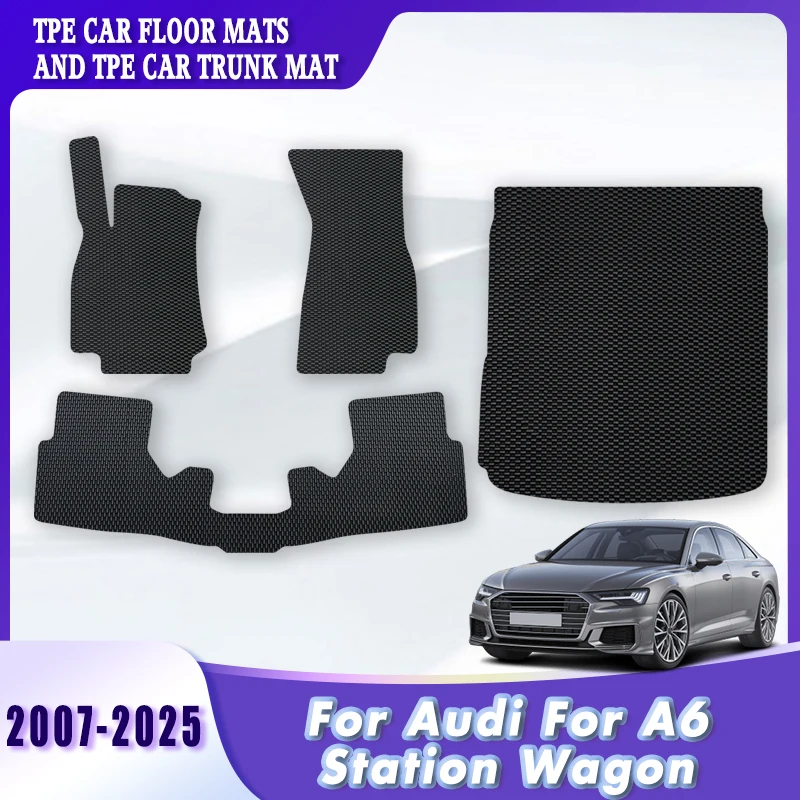 

Автомобильный коврик TPE, коврик в багажник для Audi A6 2025 2024 2023 2022 2021-2015 2014 2013 2012 2011 2010 2009 2008 2007 Station Wagon