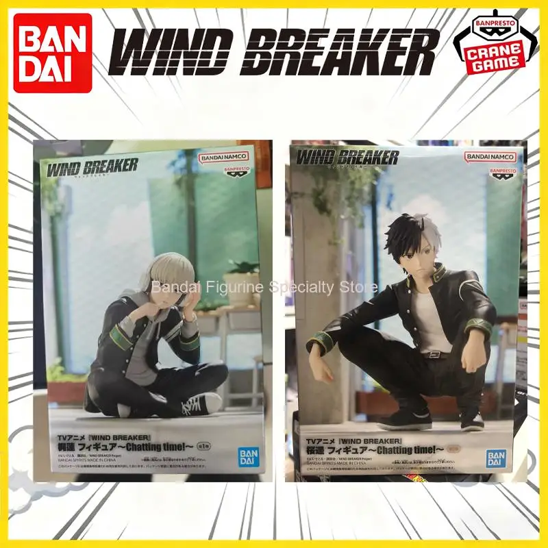 Banpresto Original en Stock rompevientos tiempo de chat Haruka Sakura Kaji Ren figura Anime modelo de acción juguetes en caja genuinos regalos