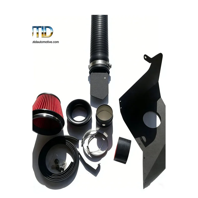 

JTLD INT-FD-012 Turbo Cold Air Intake Kit & Heat Shield for Ford Mustang 2.3L 2015-2017, Direct Fit Replacement