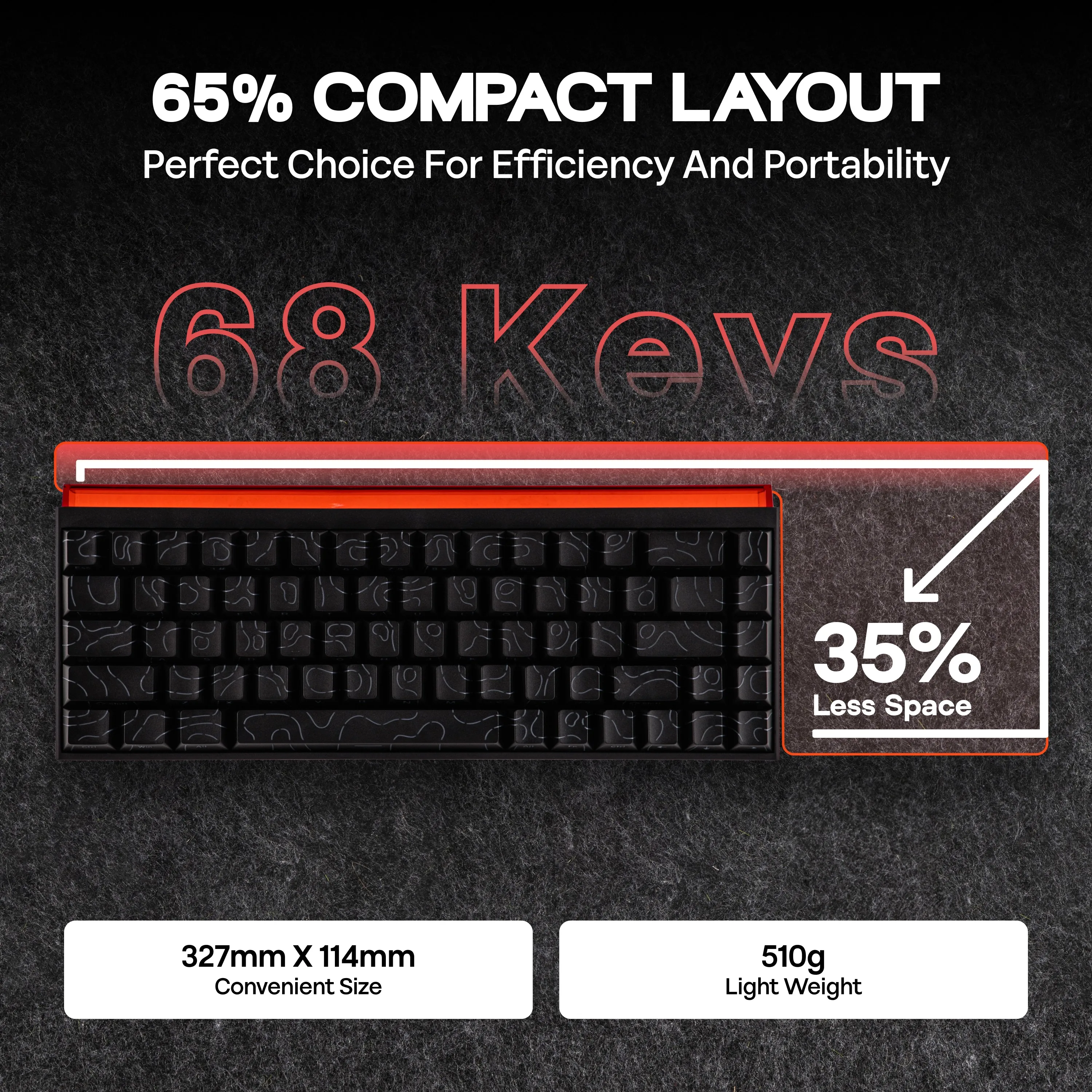 Ajazz nk68 65% teclado mecânic - Keyboard Gaming Mac avaliação e preço
