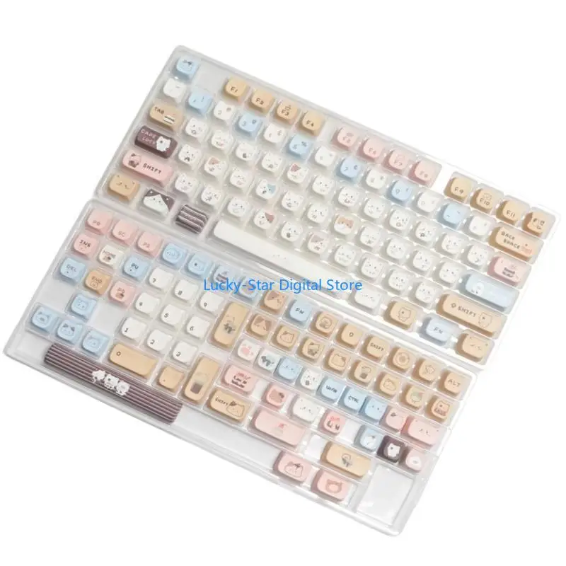 

N7MC 140Keys Sea Salt Keycaps MAO Heat Sublimated Keycaps for Mechanical Keyboard