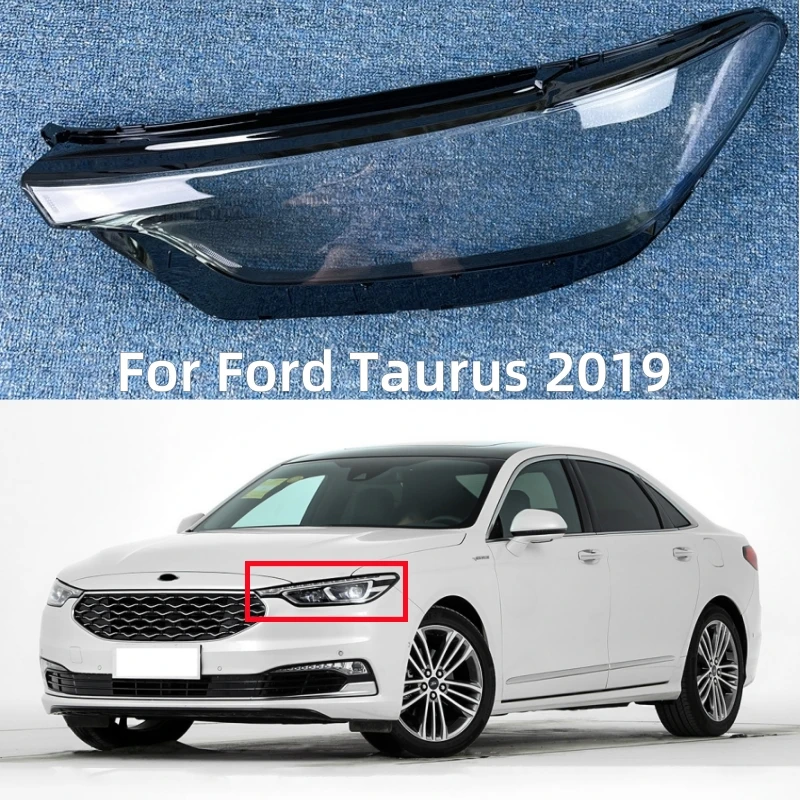

Для Ford Taurus 2019, автомобильные аксессуары, прозрачный материал ПК, фары, лампа, стеклянный корпус