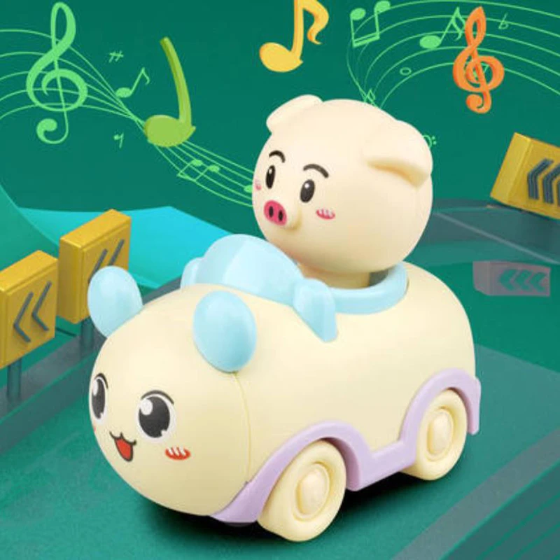 Lovely Electronic Car Toys Mobile Helicopter Musical Animals Vehicle Model Baby Mini Cars Children Boy Girl Gifts