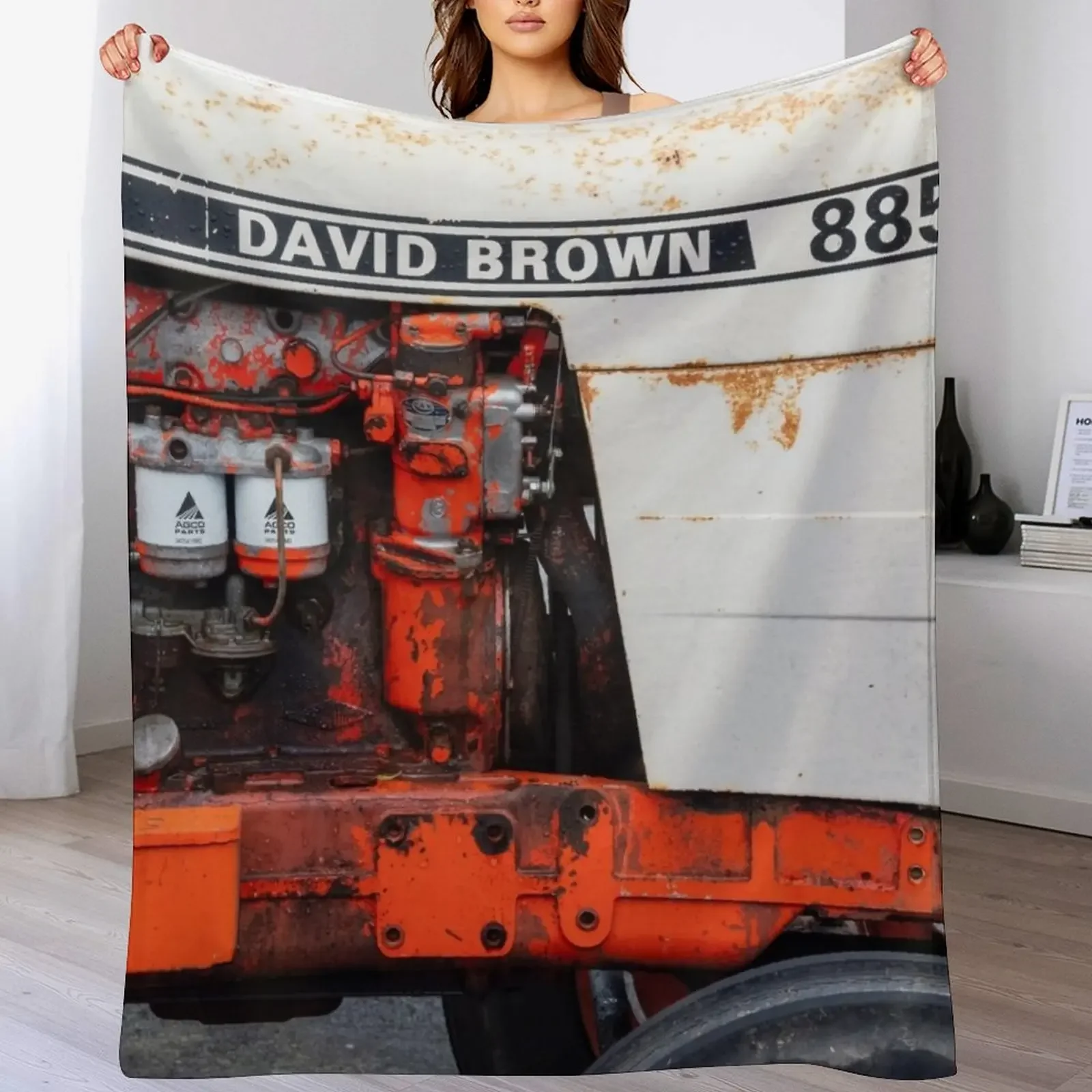 

Vintage David Brown 885 Throw Blanket Decorative Sofa Luxury Throw Sofas Stuffeds Blankets