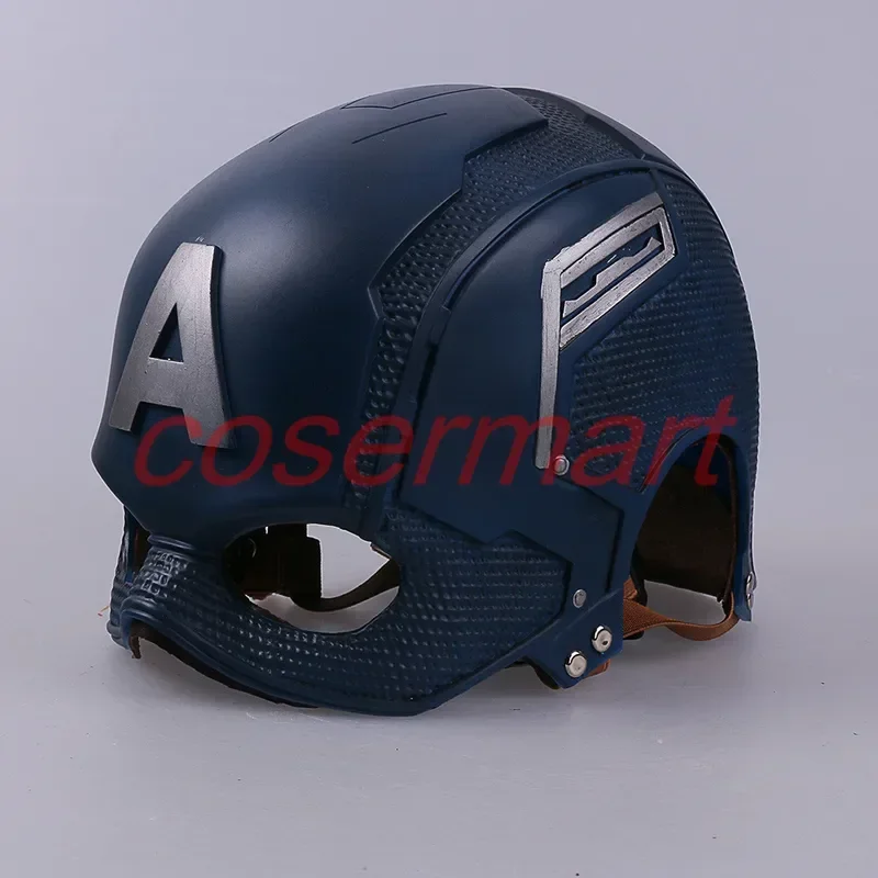 Cosplay Helmet Superhero Captain America Helmet Steven Rogers Mask Rubber Man Adult Halloween Costumes Party Prop