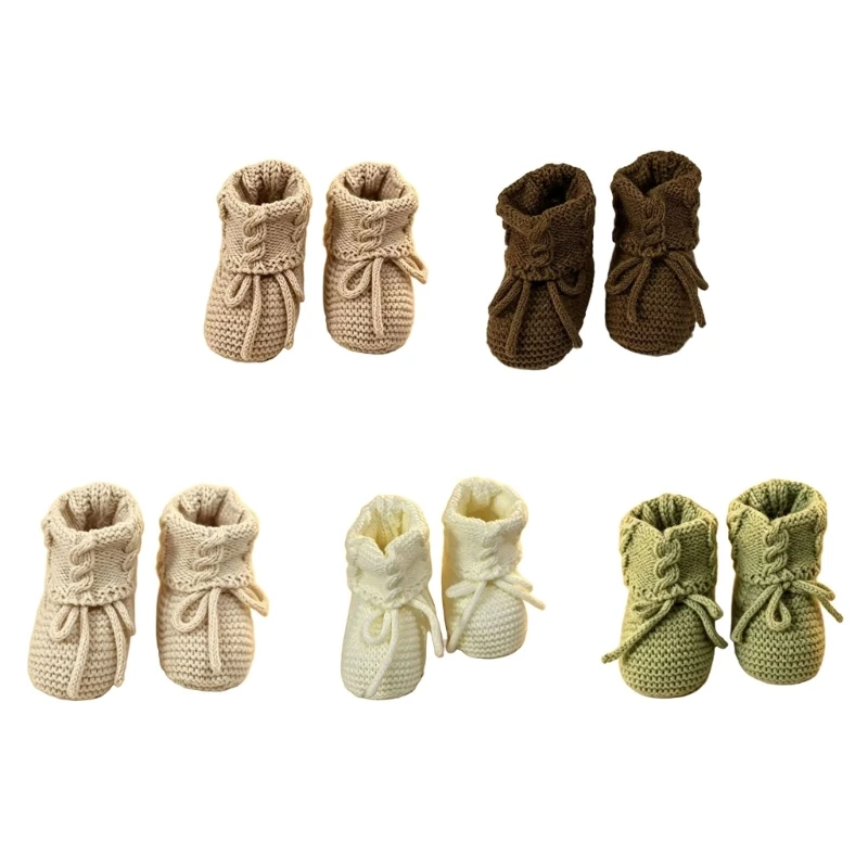 XXFE Baby First Walking Booties with Soft Acrylic Upper for Daily Wear