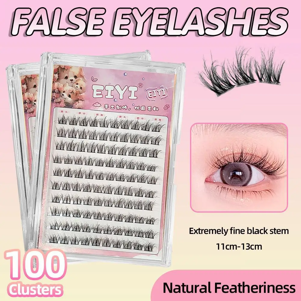Gege Bear No-Glue False Eyelashes - Easy 3-Step Application, Natural Look, Perfect For Beginners With Sunflower Desig U8W4