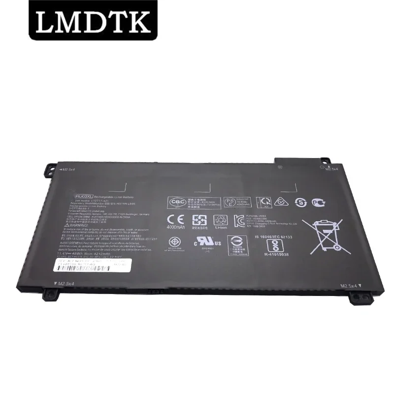 LMDTK New RU03XL Laptop Battery  For HP ProBook X360 440 G1 11 G3 G4 HSTNN-LB8K IB8P L12717-1C1 171 541 421 L12791-855 48Wh