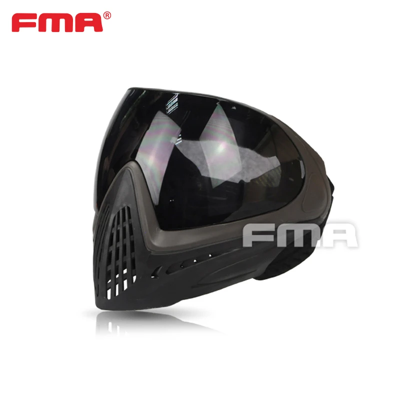 FMA Tactical F1 Double Layers Lens Full Face Protective Mask Goggles Paintball Airsoft Anti-Fog Hunting Sports Goggle