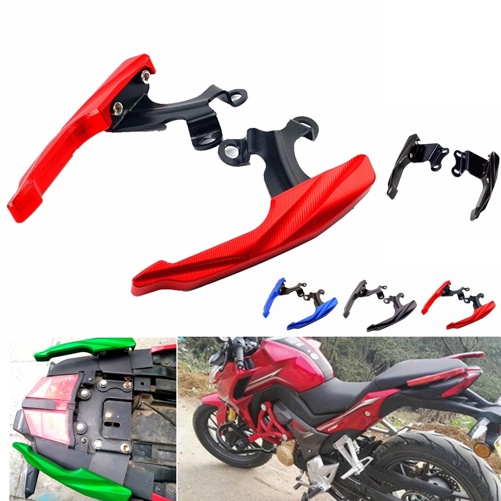 

Motorcycle Modified Accessories Tail Handrail CNC Aluminium Alloy for Honda CB190R CBF190R Rear Wing Rack Rear Handrail