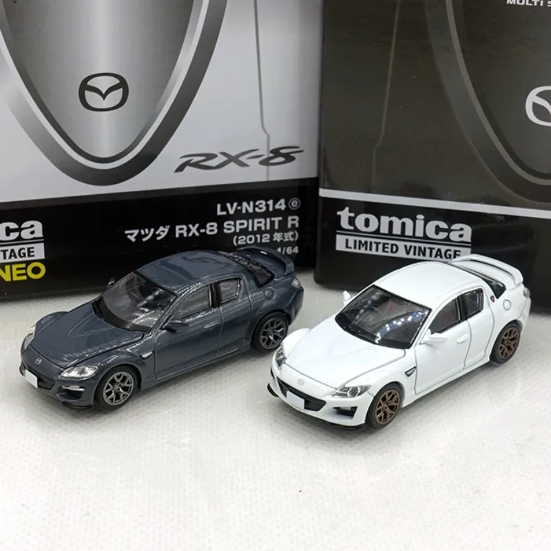 TAKARA TOMY TOMYTEC TLV-N314e/d Mazda RX-8 TypeRS SpiritR Legierung Kraftfahrzeug Spielzeug Druckguss Metall Modell Sammlung Jungen Geschenke