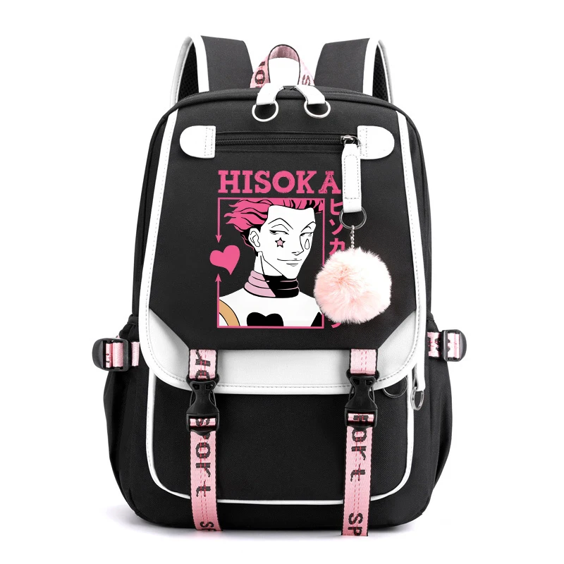 Hot Anime Hisoka Backpack Kids School Bags Space Women Men Casual Backpack Starry Laptop Travel Bags Daily Backpack