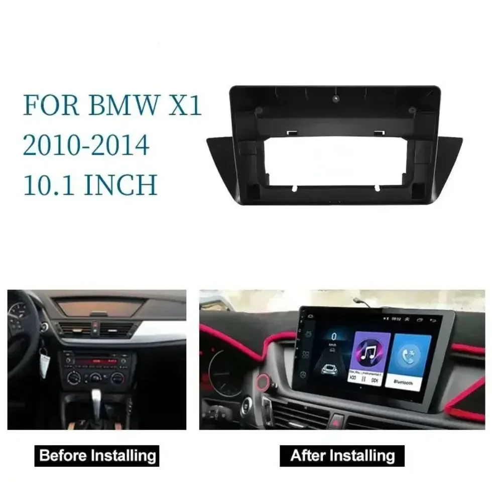 

For BMW X1 2010-2016 10.1 inch Car Audio Fascia Frame Big Screen 2DIN Adapter Dash Fitting Panel Frame Kit