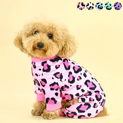 Leopard Dog Pajamas: Ultra-Soft 4-Legged Sleepwear for Small, Medium & Large Dogs - Global Pet Fashion Hit!