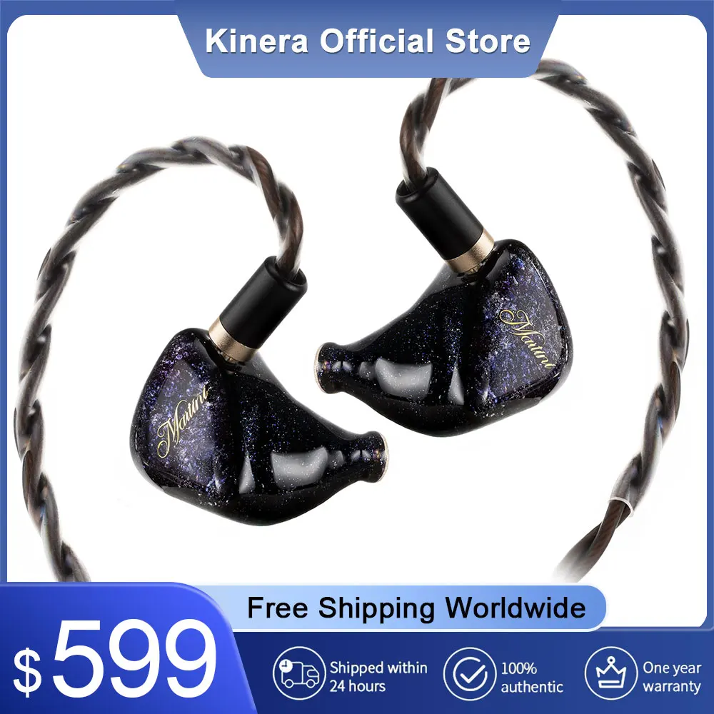 

New QoA Martini 1DD+4BA+1BC In-Ear Earphone Dynamic Driver 6N OCC Cable Headphone 4.4mm Balance Plug For Hifi Music Headsets