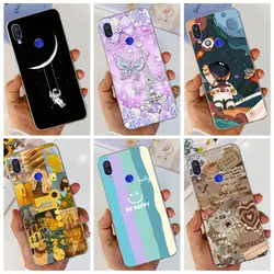 For Xiaomi Redmi Note 7 Case Redmi 7 7a Note7 Pro Ultra Soft Slim Bumper Cover Astronaut Cute Fashion Painted Bumper For Redmi7