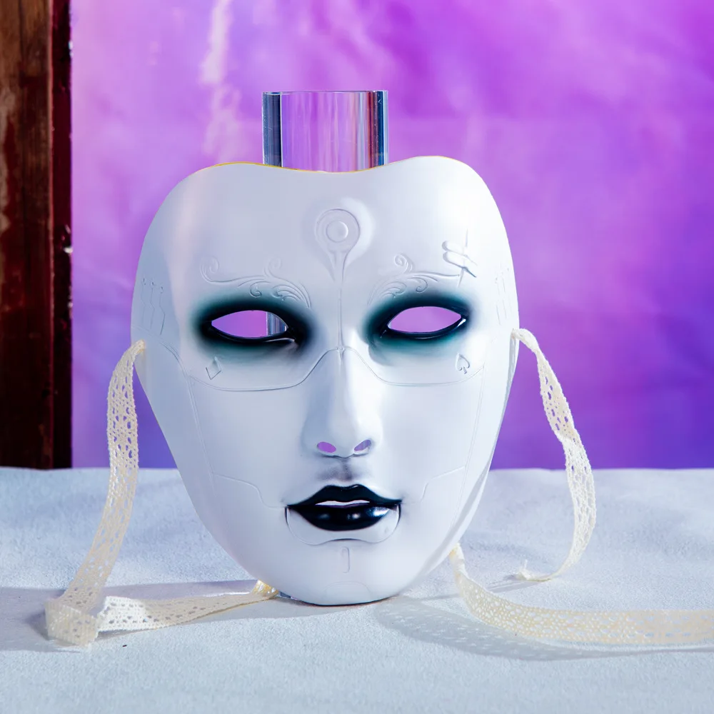 Máscaras de estilo chino para Cosplay, máscara de Anime, accesorios de disfraz Hanfu, máscara de mascarada de Carnaval, decoración DIY para Halloween, decoraciones para fiestas
